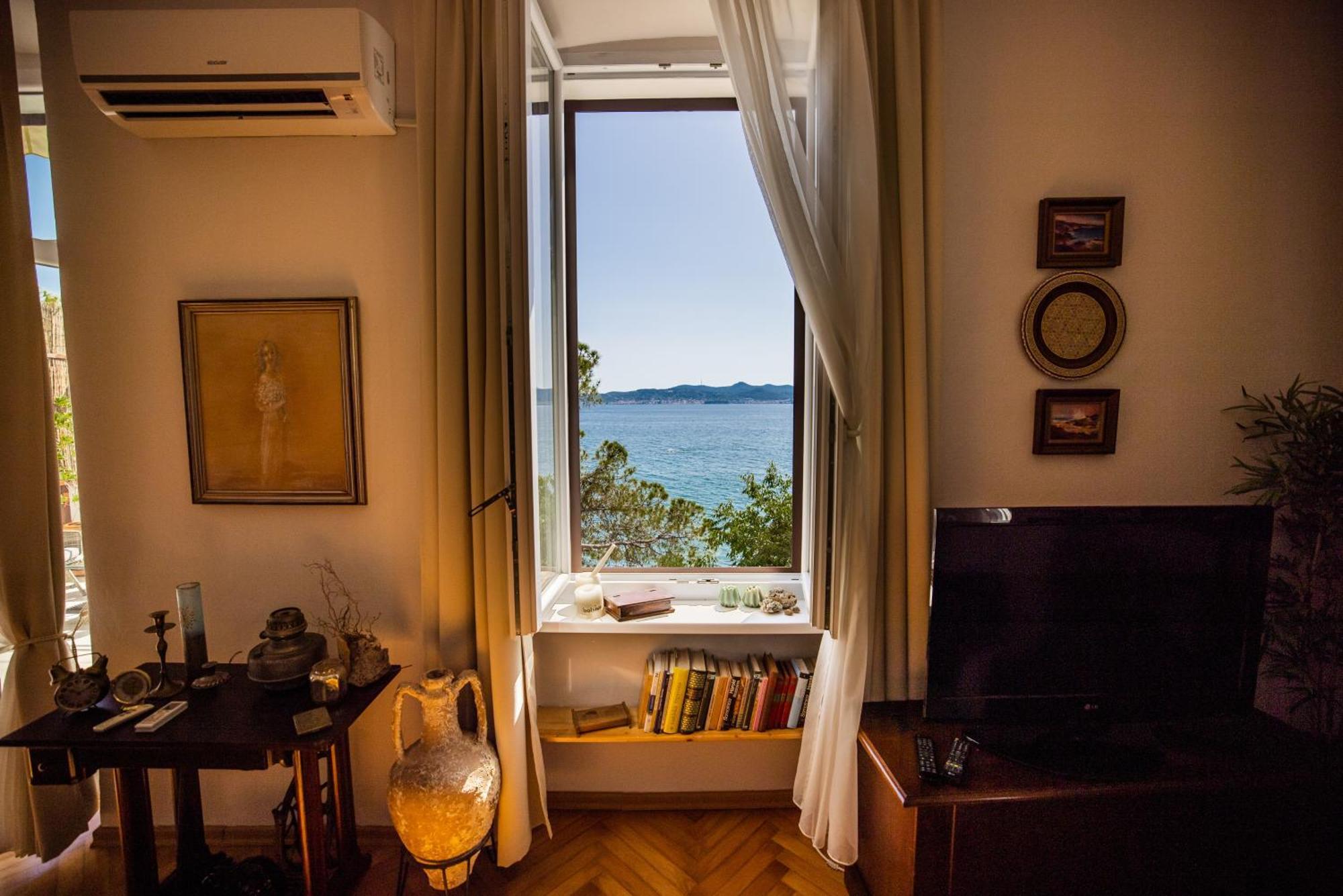 Zadar Center Beach Apartment - Directly On The Sea المظهر الخارجي الصورة