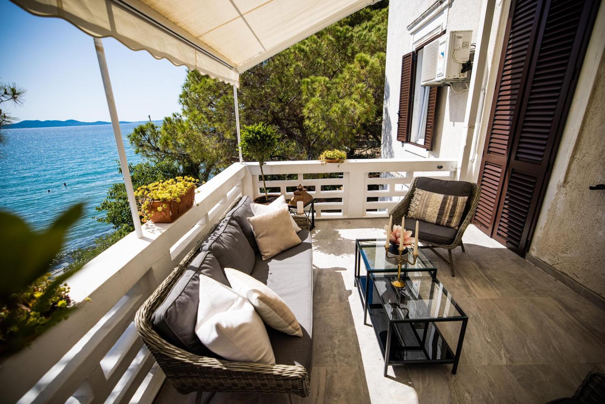 Zadar Center Beach Apartment - Directly On The Sea المظهر الخارجي الصورة