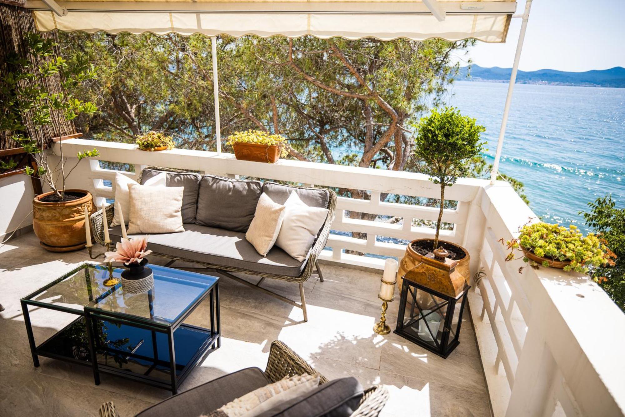 Zadar Center Beach Apartment - Directly On The Sea المظهر الخارجي الصورة